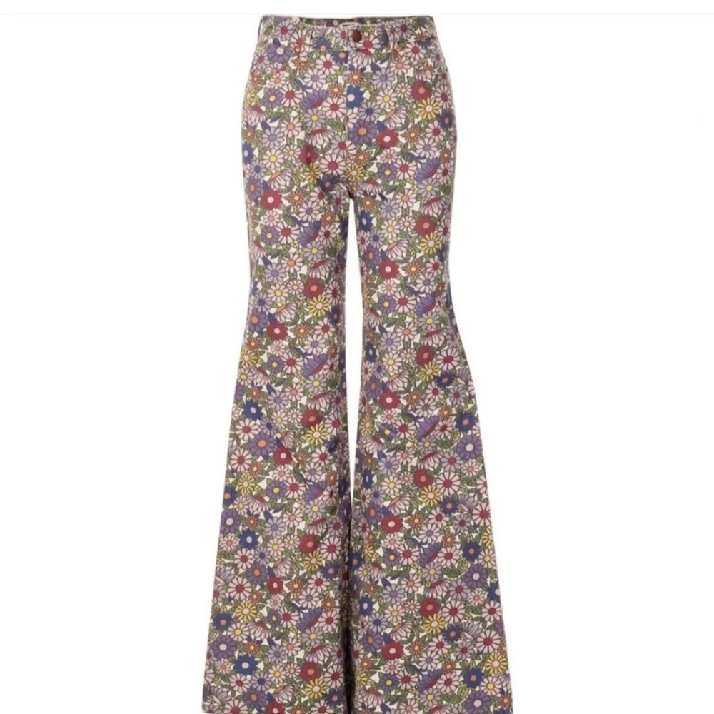 Wrangler Floral Flare Jeans - Multicolor - Picture 8 of 8